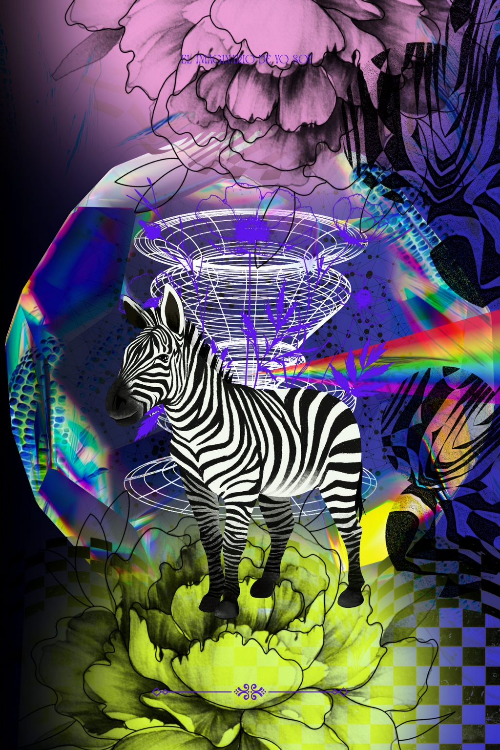 Animales en el circo/x4 Azul