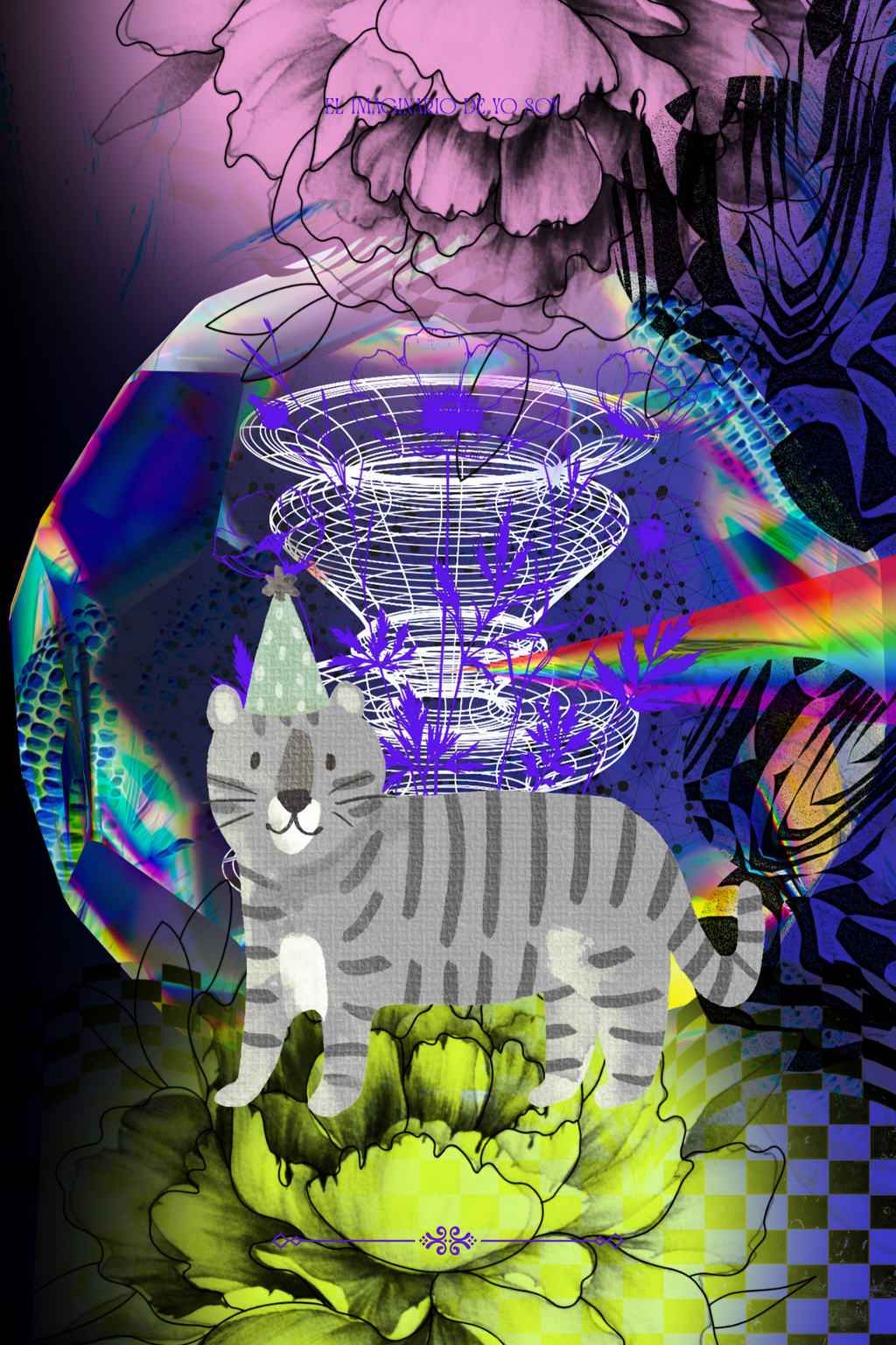 Animales en el circo/x4 Azul